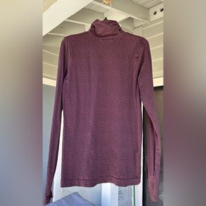 Athleta Flurry Seamless Turtleneck - Cabernet